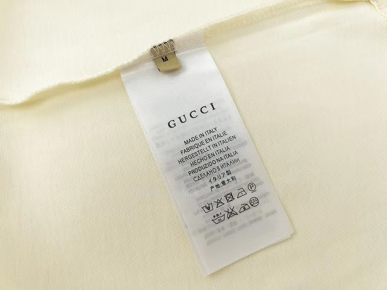Gucci Mirror Print Oversize Cotton T Shirt (6) - www.newkick.vip