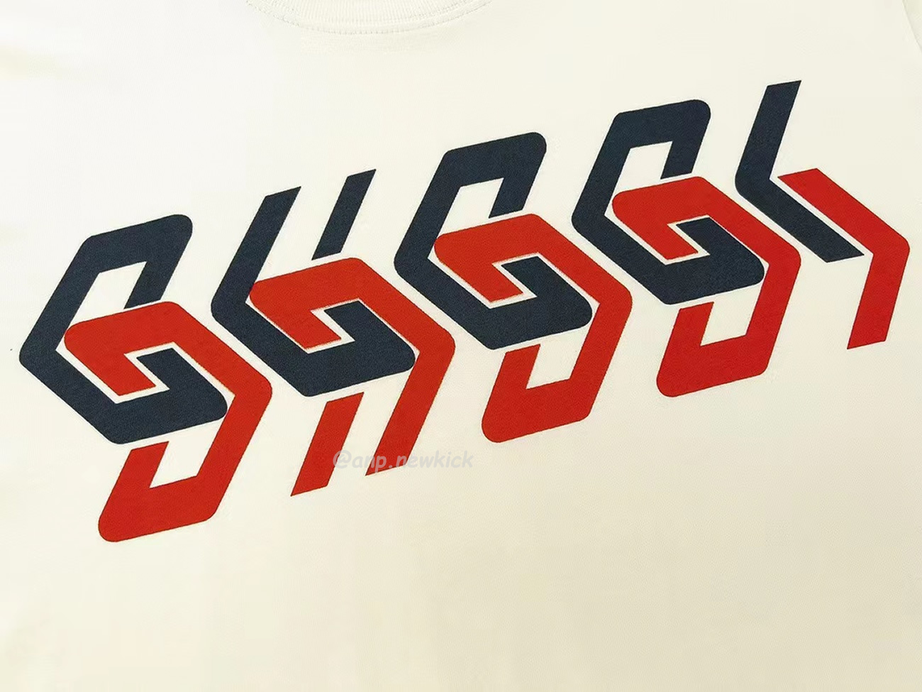 Gucci Mirror Print Oversize Cotton T Shirt (7) - www.newkick.vip