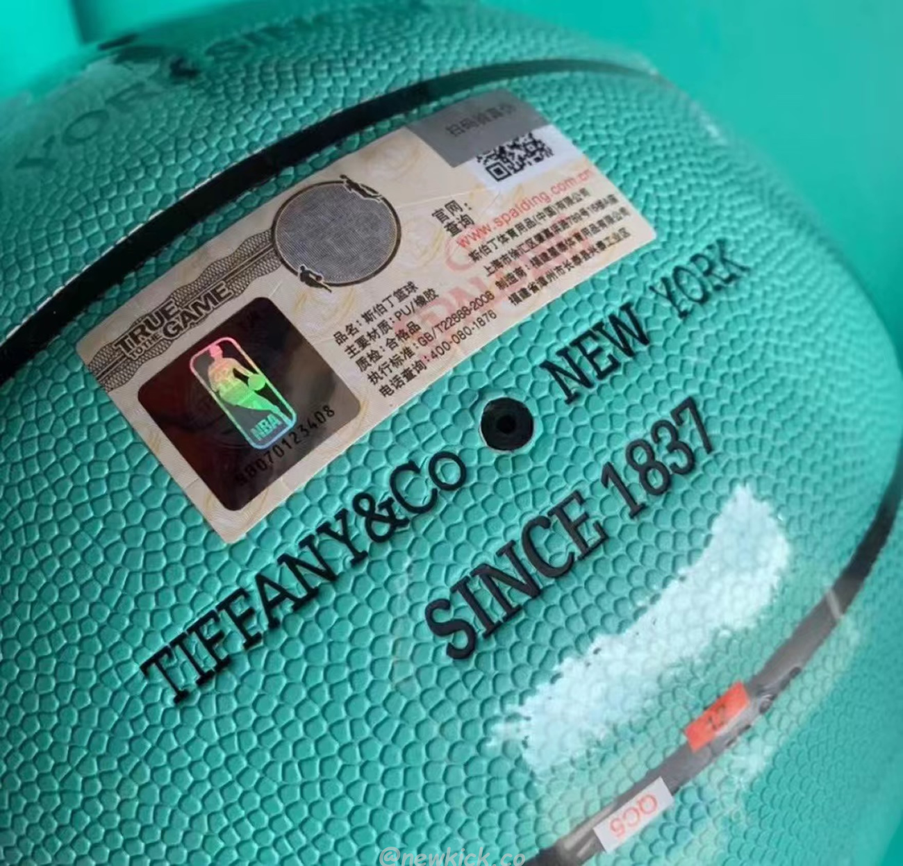 Tiffany X Cat Street X Spalding Basketball Tiffany Blue (9) - www.newkick.vip