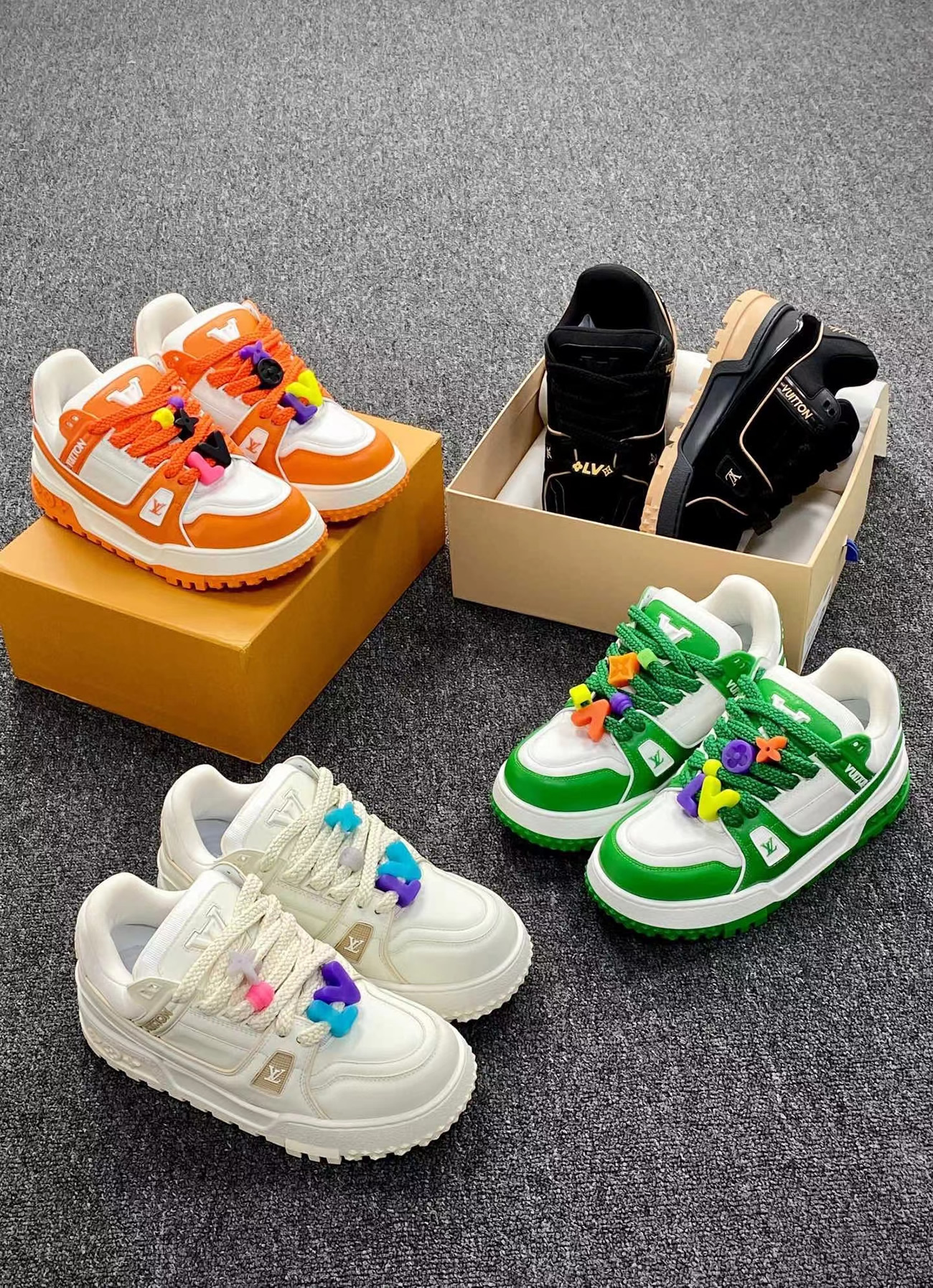 Louis Vuitton Trainer Maxi Orange Green White Black (9) - www.newkick.vip Louis Vuitton Trainer Maxi Orange Green White Black (9) - www.newkick.vip