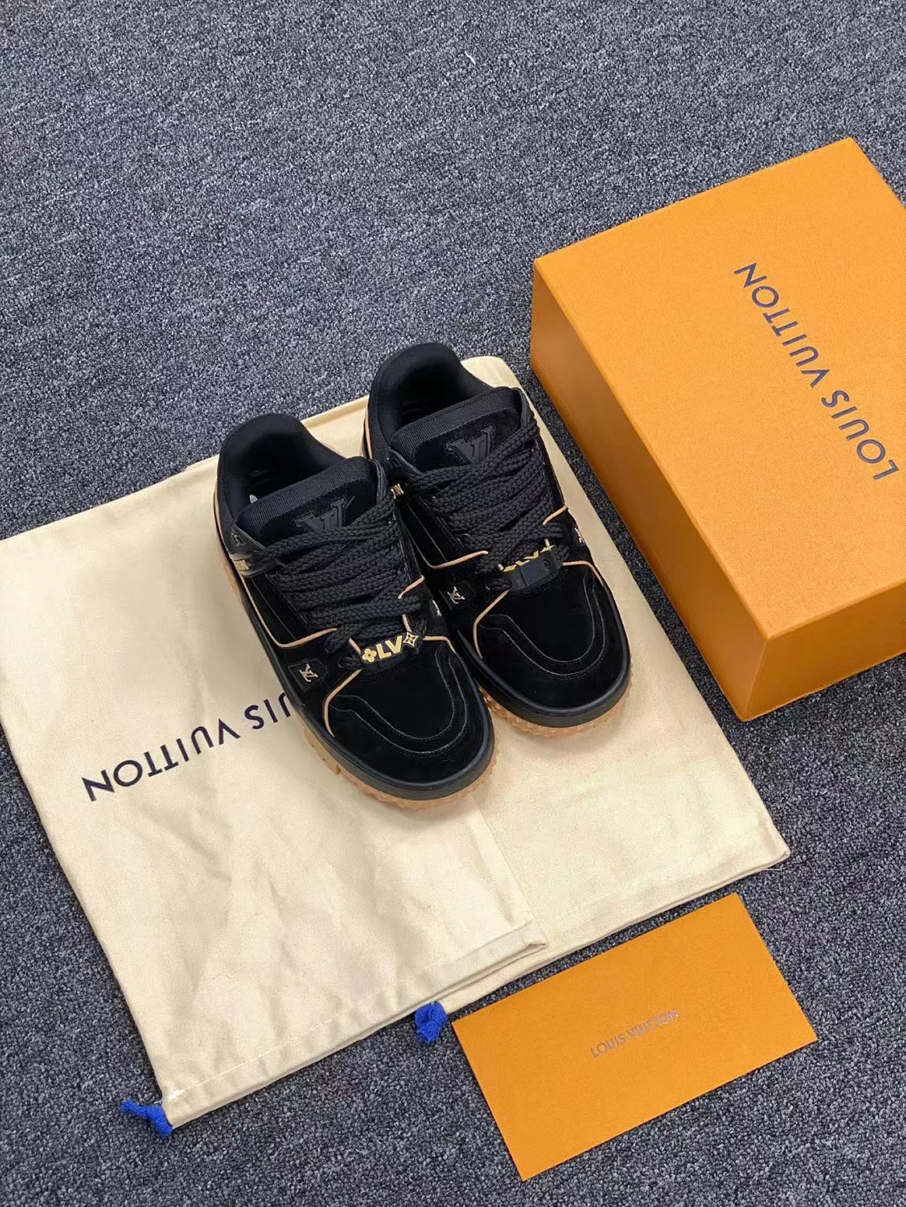 Louis Vuitton Trainer Maxi Orange Green White Black (10) - www.newkick.vip