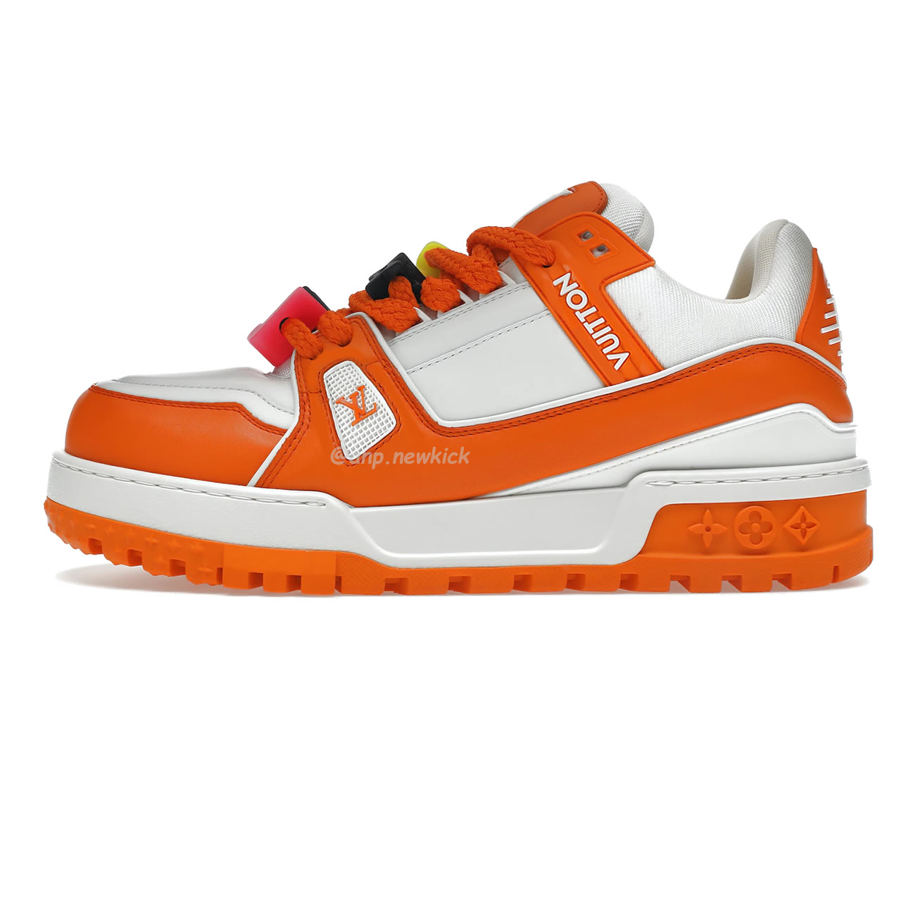 Louis Vuitton Trainer Maxi Orange Green White Black (8) - www.newkick.vip