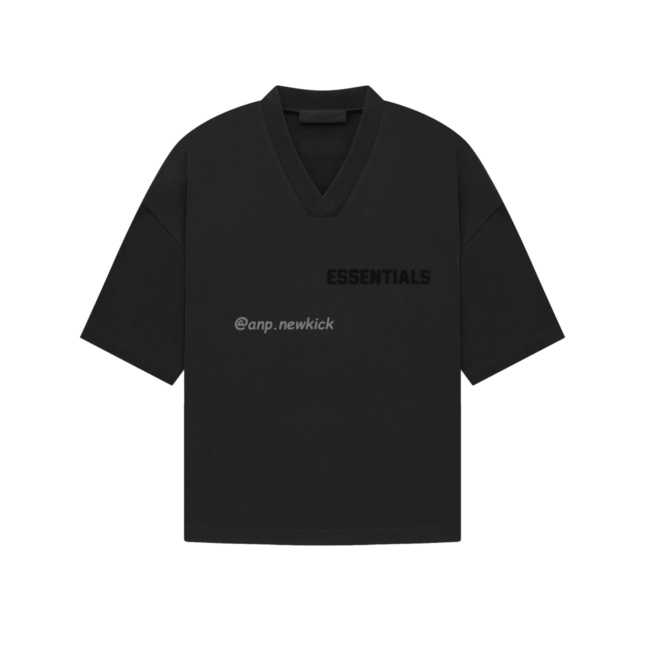 Fear Of God Essentials Logo Printed V Neck T Shirt (1) - www.newkick.vip Fear Of God Essentials Logo Printed V Neck T Shirt (1) - www.newkick.vip