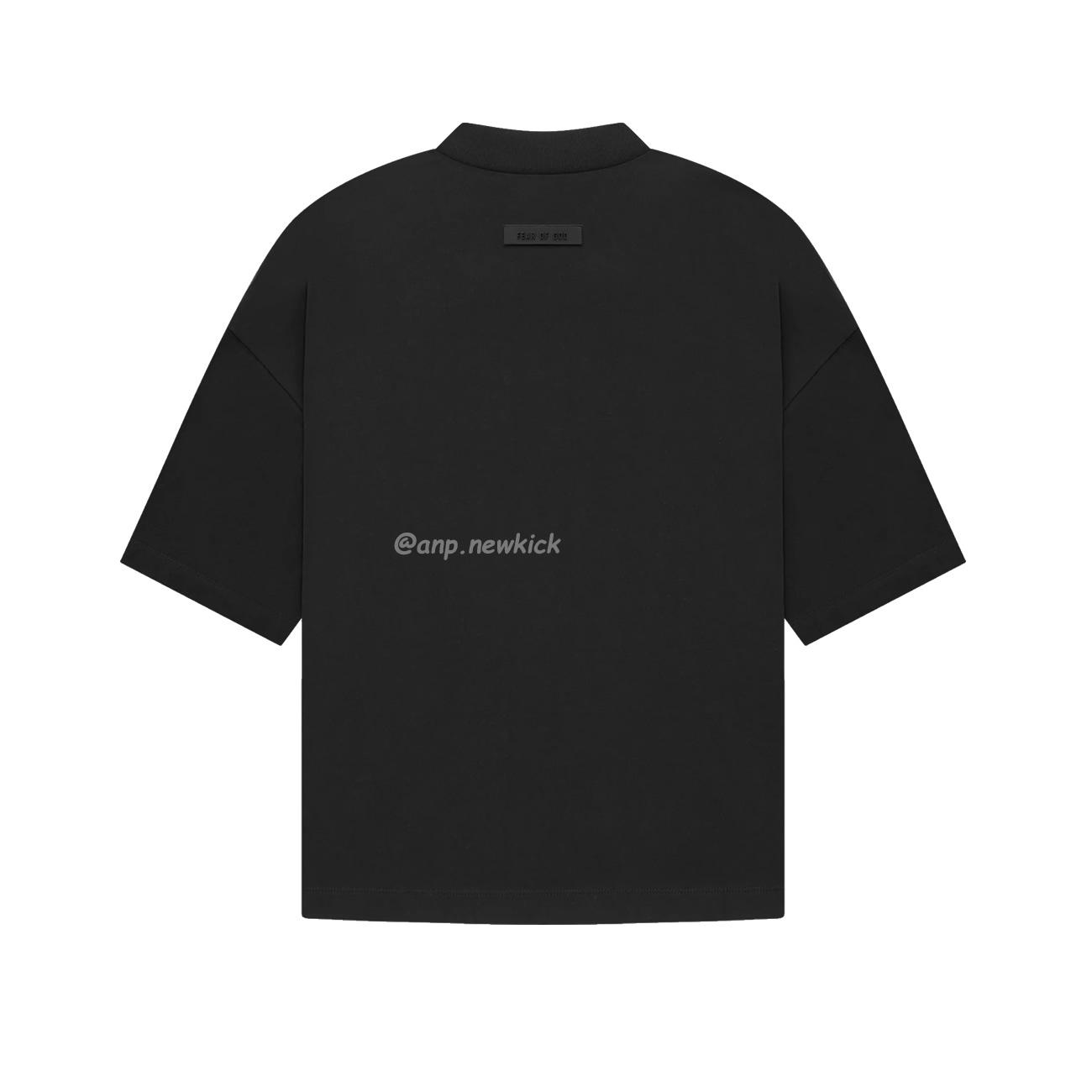 Fear Of God Essentials Logo Printed V Neck T Shirt (5) - www.newkick.vip