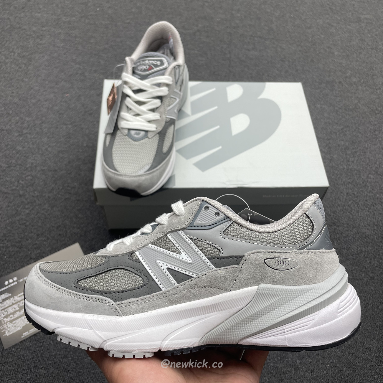 New Balance 990v6 Miusa Grey W990gl6 (10) - www.newkick.vip