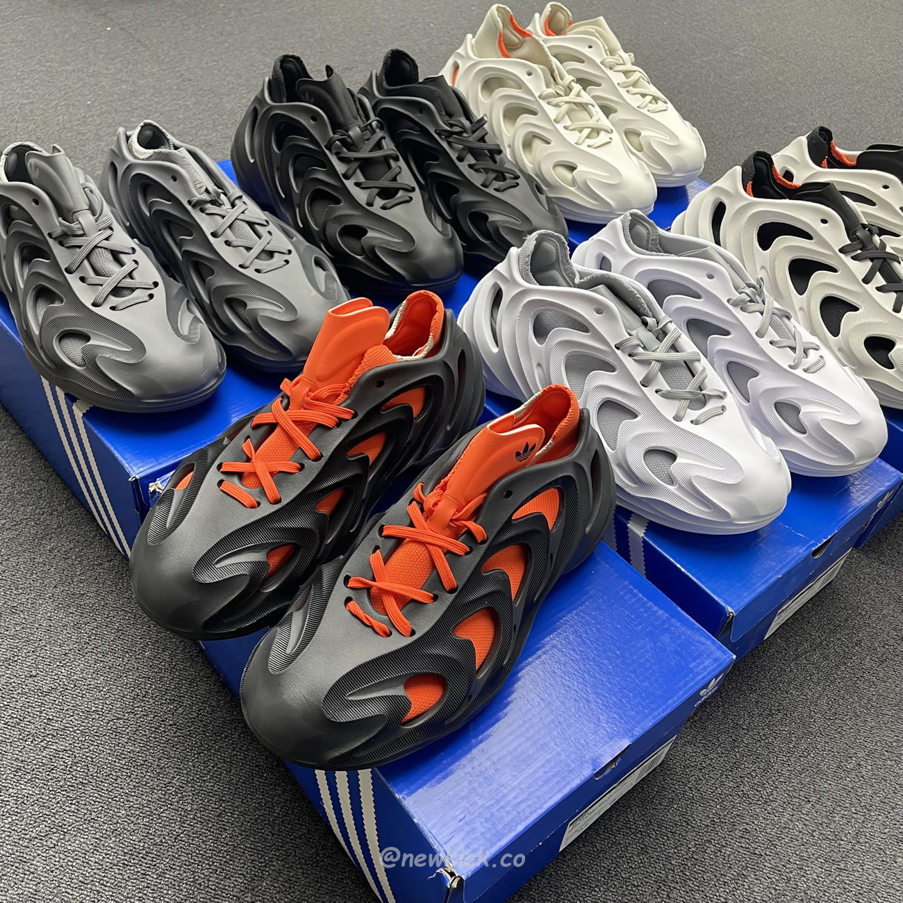 Adidas Adifom Q Wonder White Core Black Orange Grey (10) - www.newkick.vip
