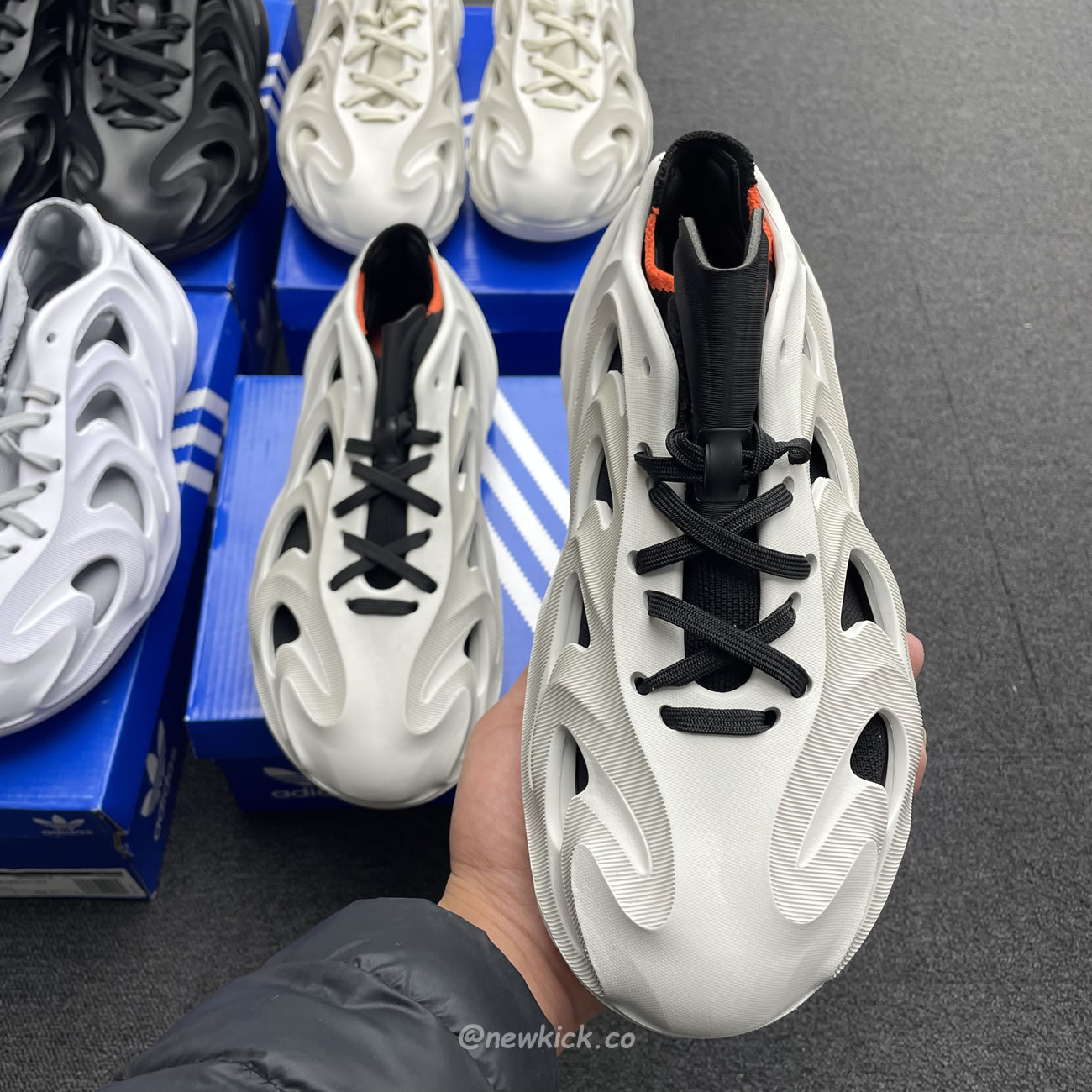 Adidas Adifom Q Wonder White Core Black Orange Grey (7) - www.newkick.vip