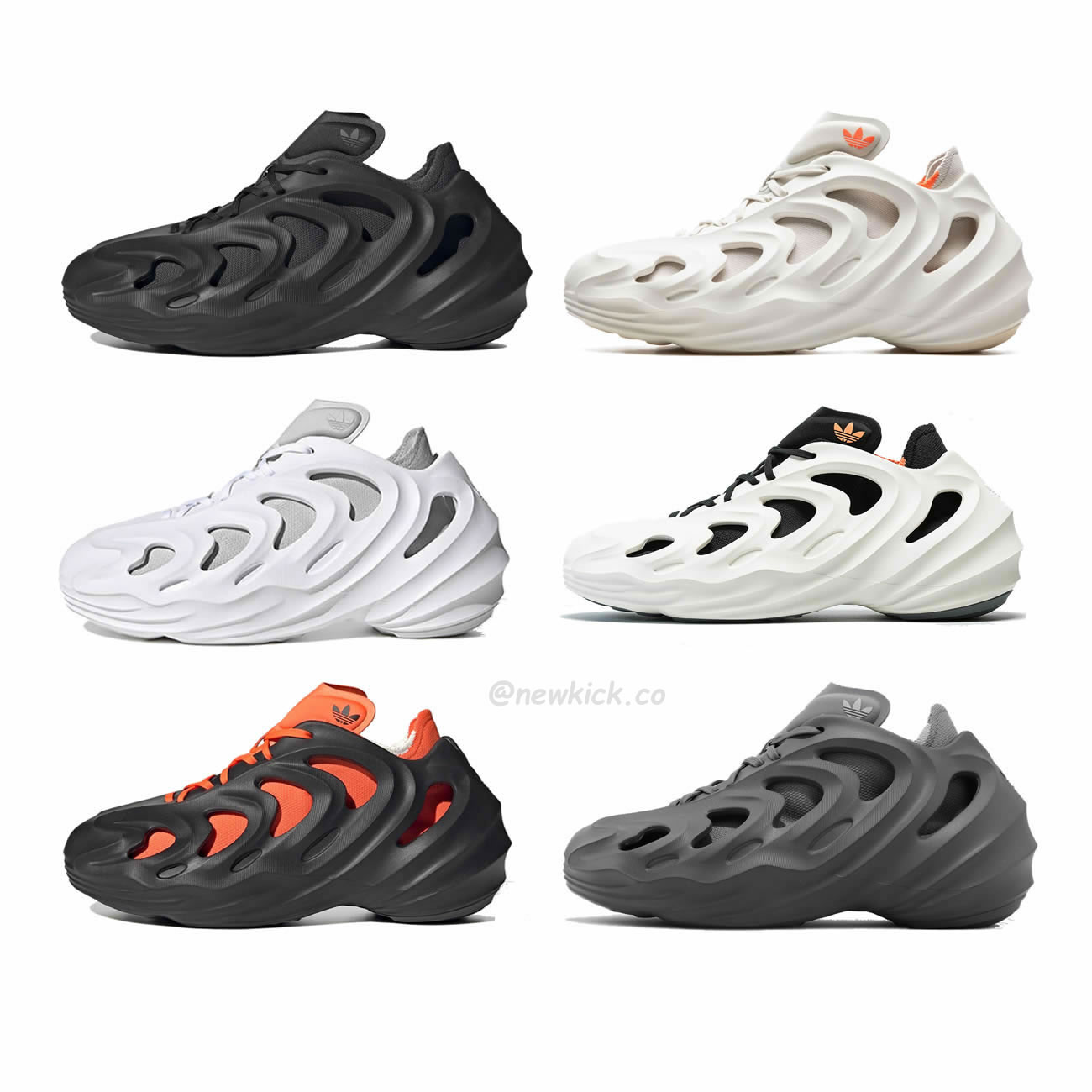 Adidas Adifom Q Wonder White Core Black Orange Grey (1) - www.newkick.vip
