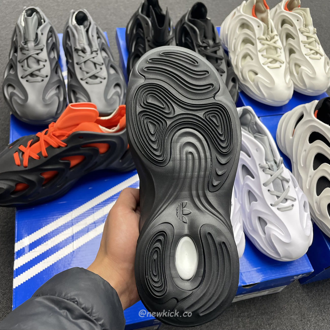 Adidas Adifom Q Wonder White Core Black Orange Grey (2) - www.newkick.vip