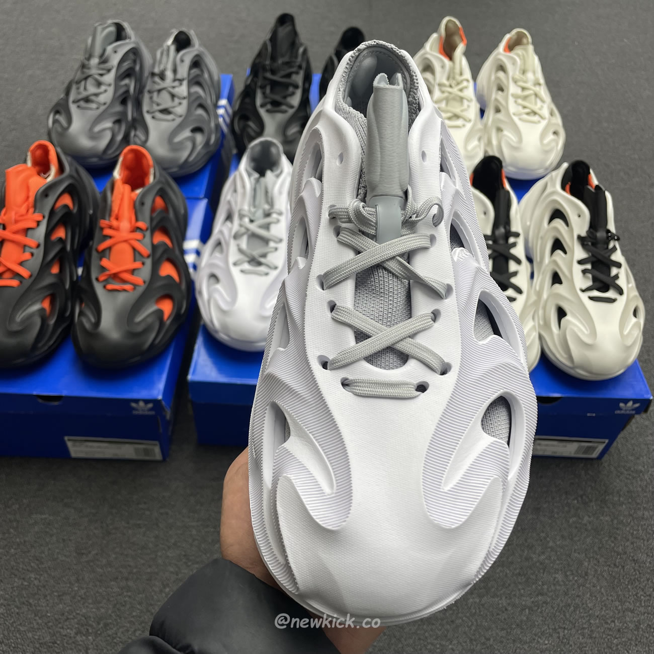 Adidas Adifom Q Wonder White Core Black Orange Grey (6) - www.newkick.vip