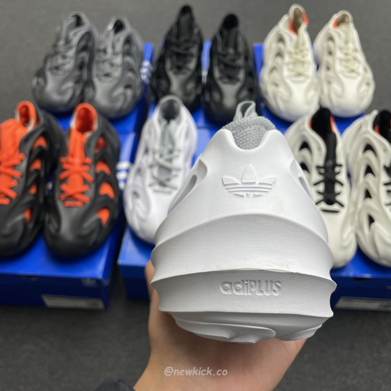 Adidas Adifom Q Wonder White Core Black Orange Grey (8) - www.newkick.vip