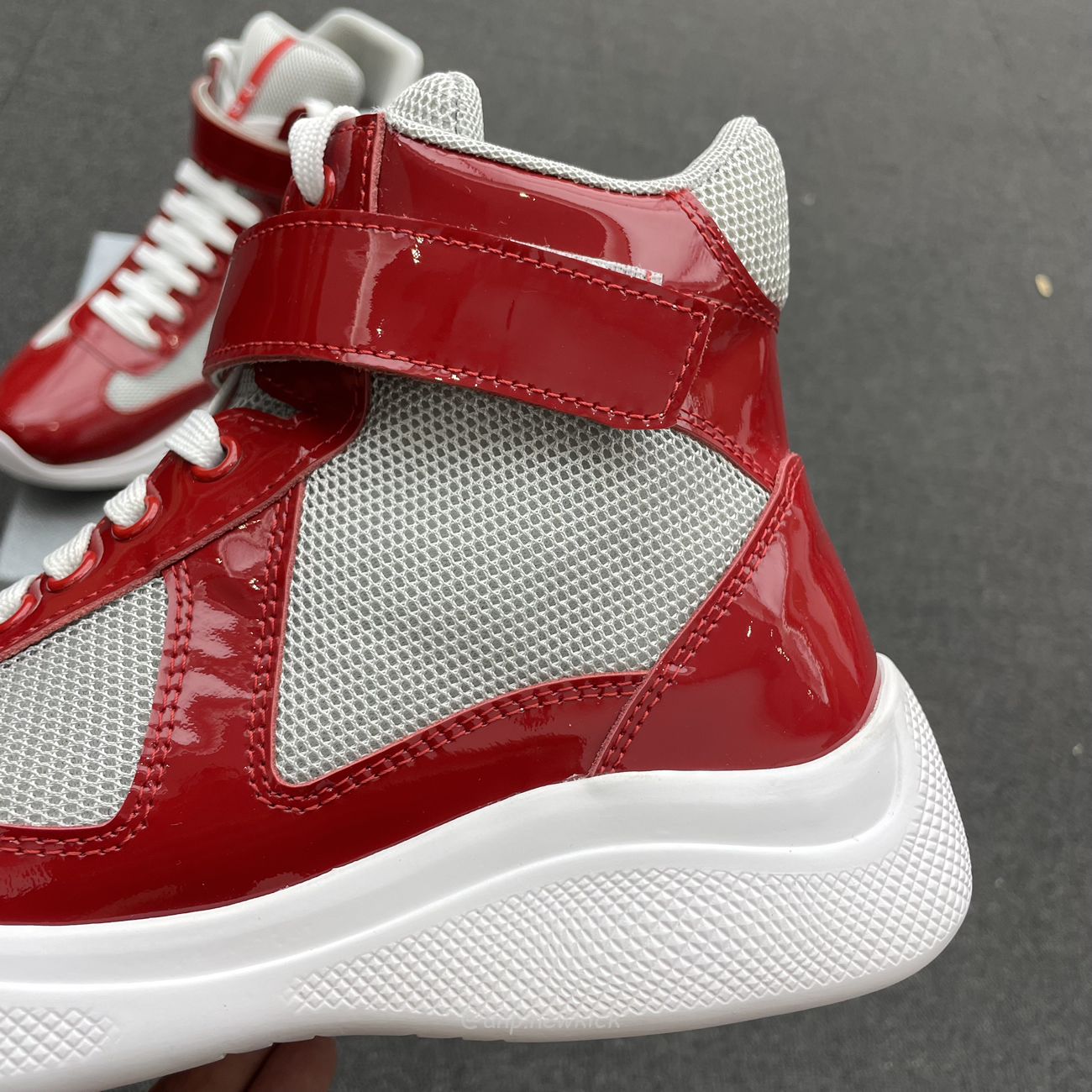 Prada Americas Cup High Top Sneakers (2) - www.newkick.vip