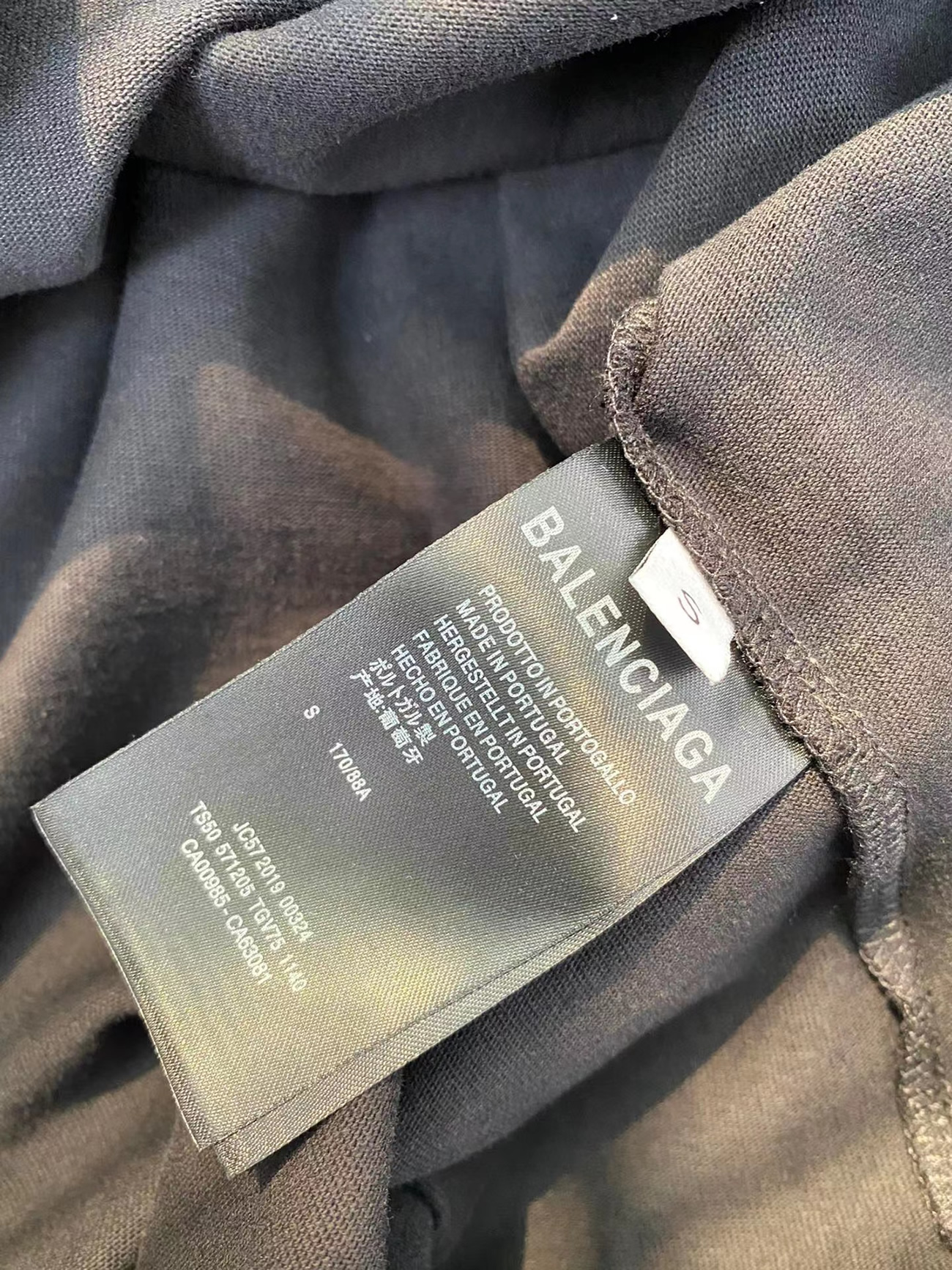 Balenciaga Archives Logo Printed Cotton T Shirt (4) - www.newkick.vip