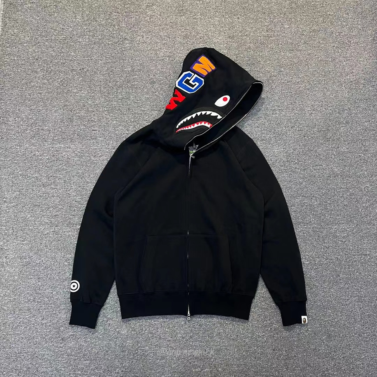 Bape Shark Full Zip Hoodie Black Ss22 (10) - www.newkick.vip Bape Shark Full Zip Hoodie Black Ss22 (10) - www.newkick.vip