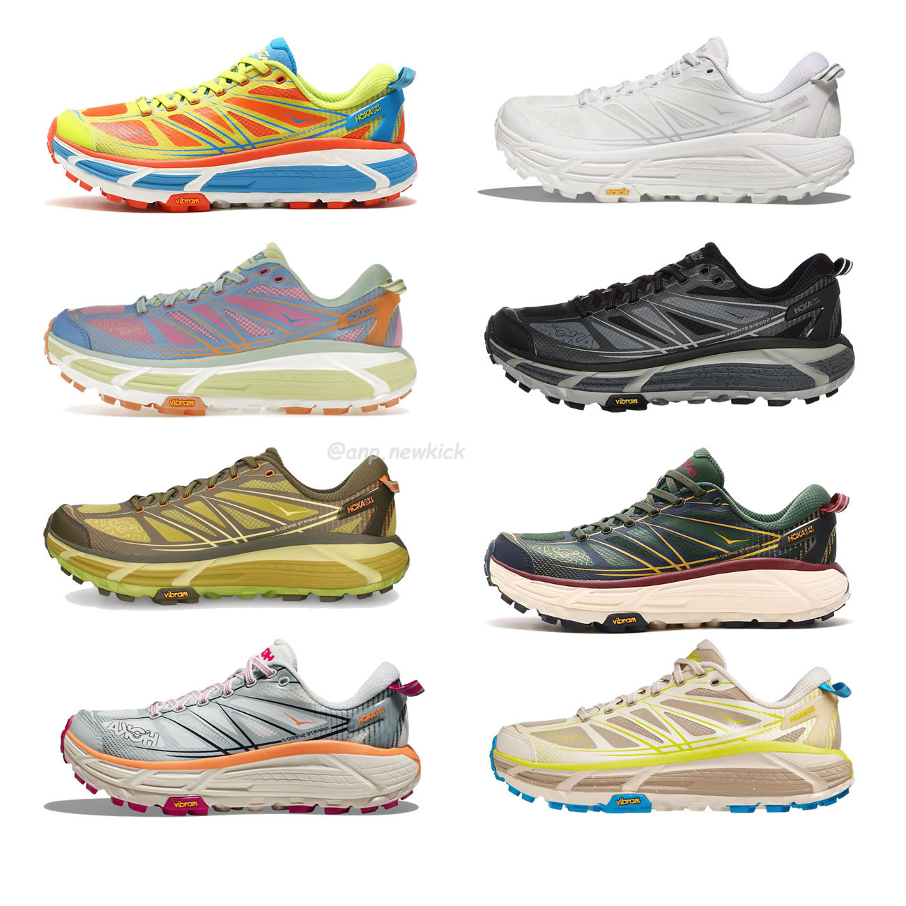 Hoka One One Mafate Speed 2 Black Castlerock 1126851 Bcstl (1) - www.newkick.vip