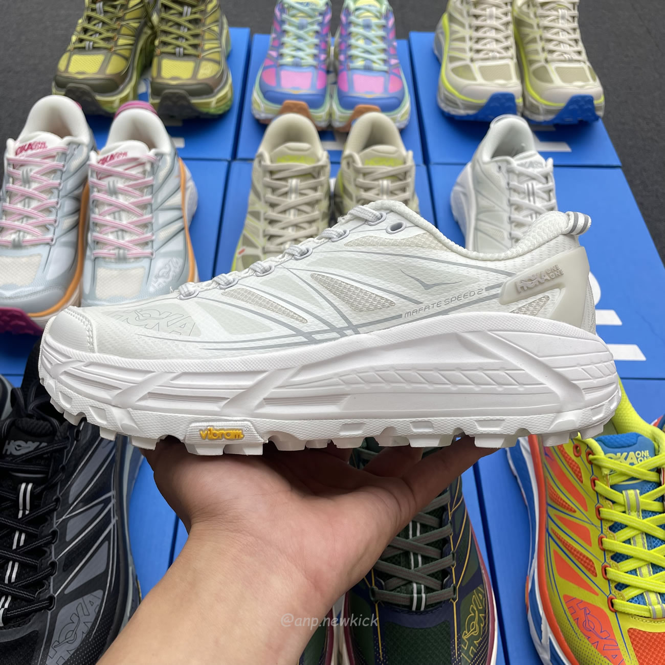 Hoka One One Mafate Speed 2 Black Castlerock 1126851 Bcstl (10) - www.newkick.vip