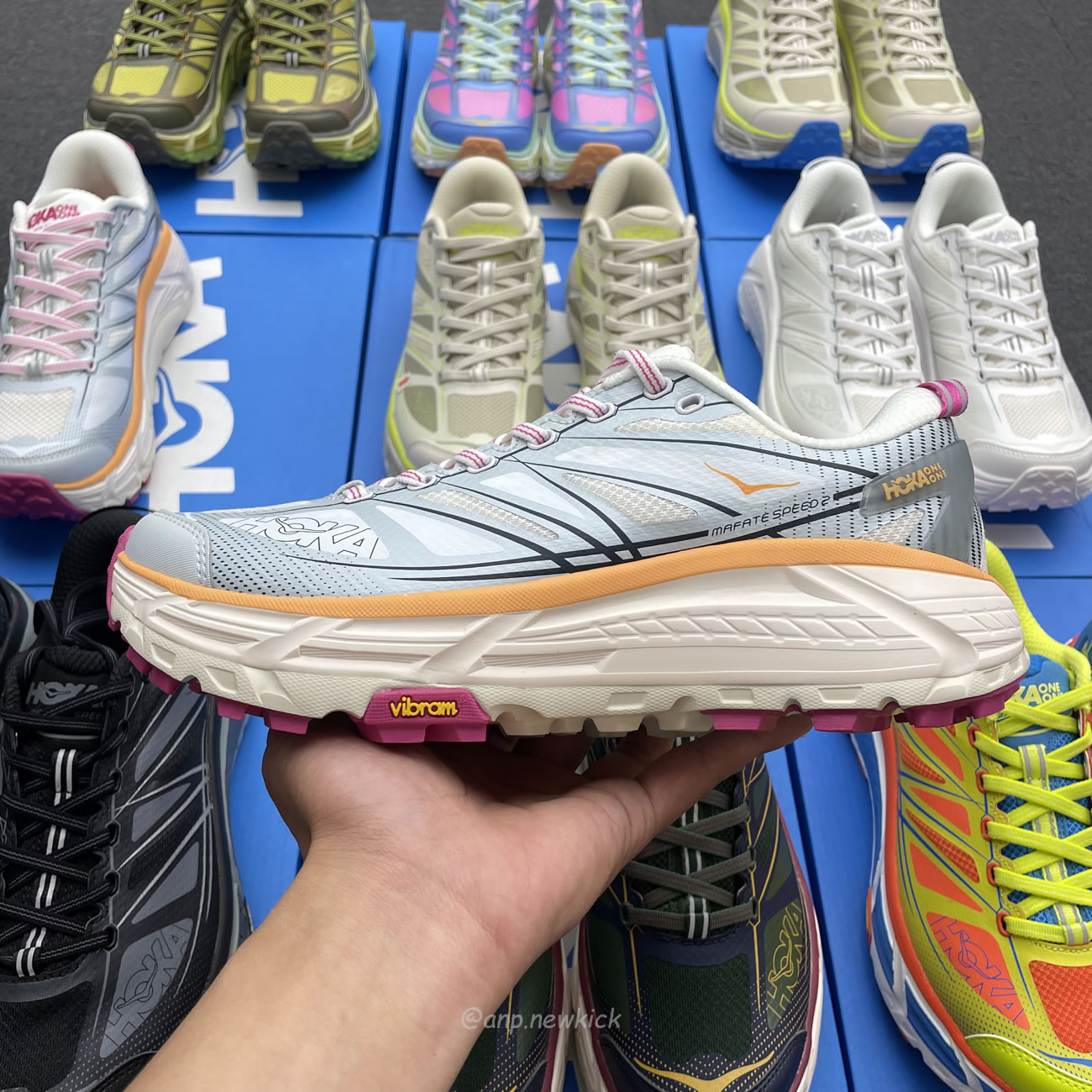 Hoka One One Mafate Speed 2 Black Castlerock 1126851 Bcstl (18) - www.newkick.vip
