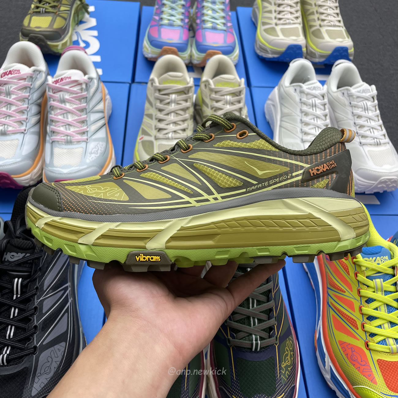 Hoka One One Mafate Speed 2 Black Castlerock 1126851 Bcstl (22) - www.newkick.vip