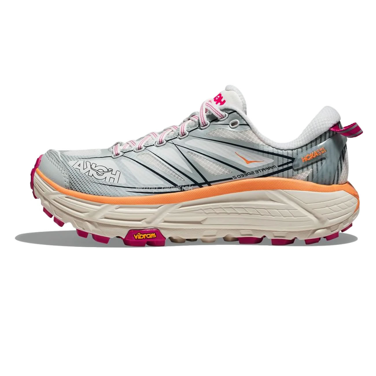 Hoka One One Mafate Speed 2 Black Castlerock 1126851 Bcstl (23) - www.newkick.vip