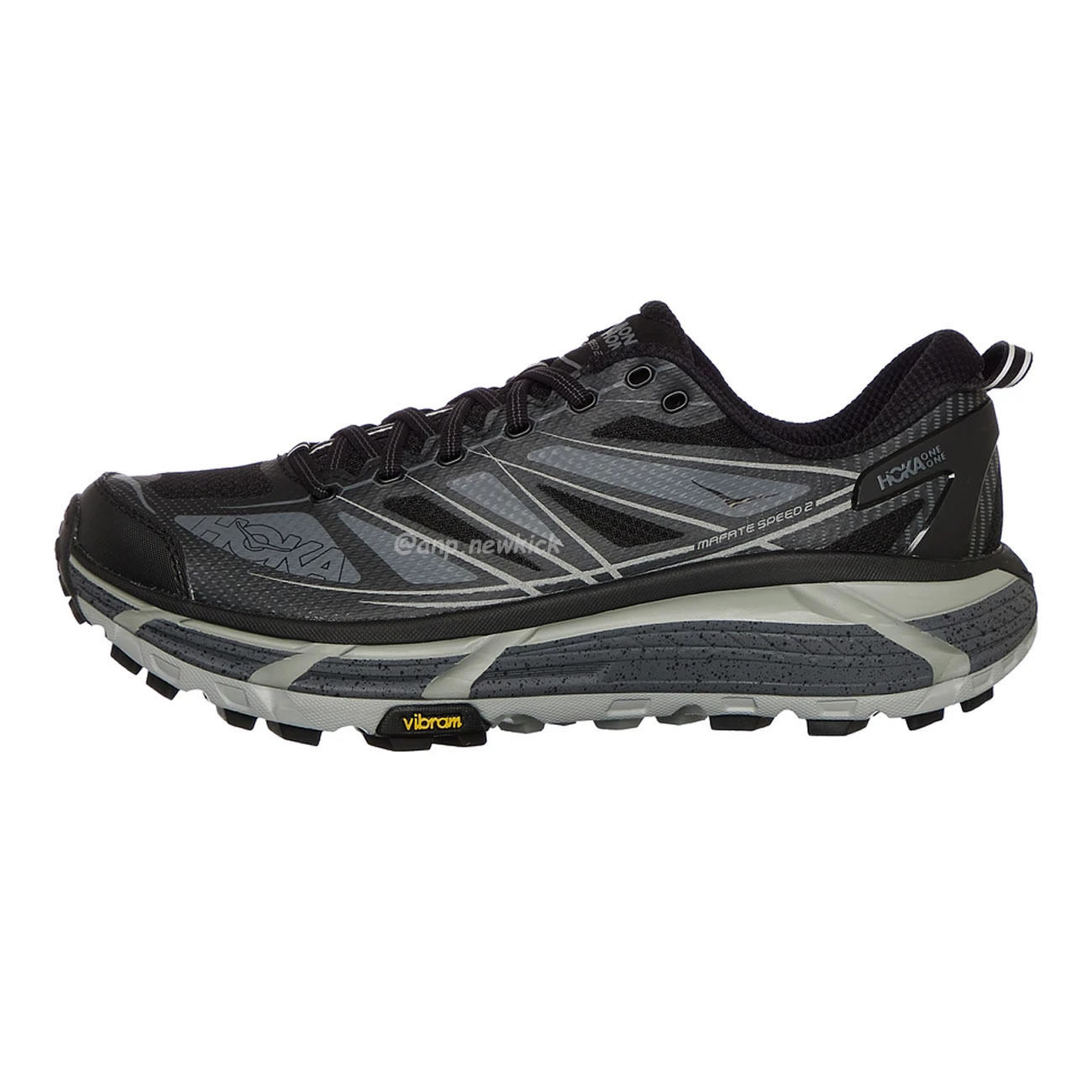 Hoka One One Mafate Speed 2 Black Castlerock 1126851 Bcstl (8) - www.newkick.vip