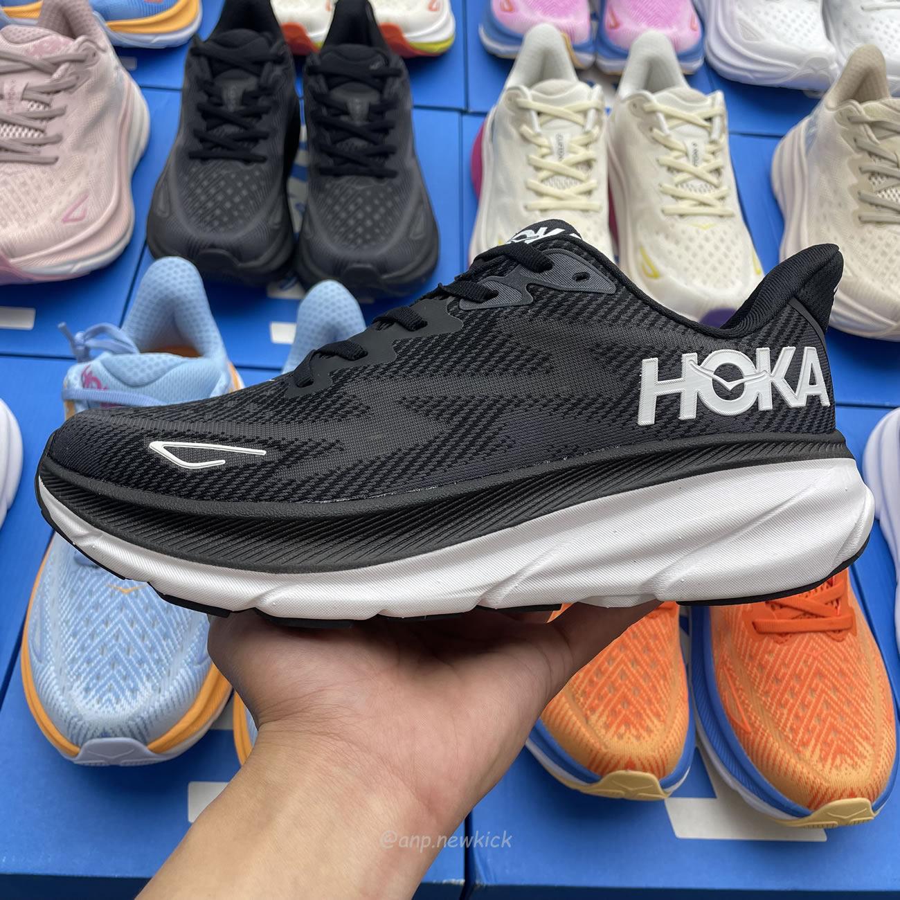 Hoka One One Clifton 9 White 1127895 Wwh (13) - www.newkick.vip