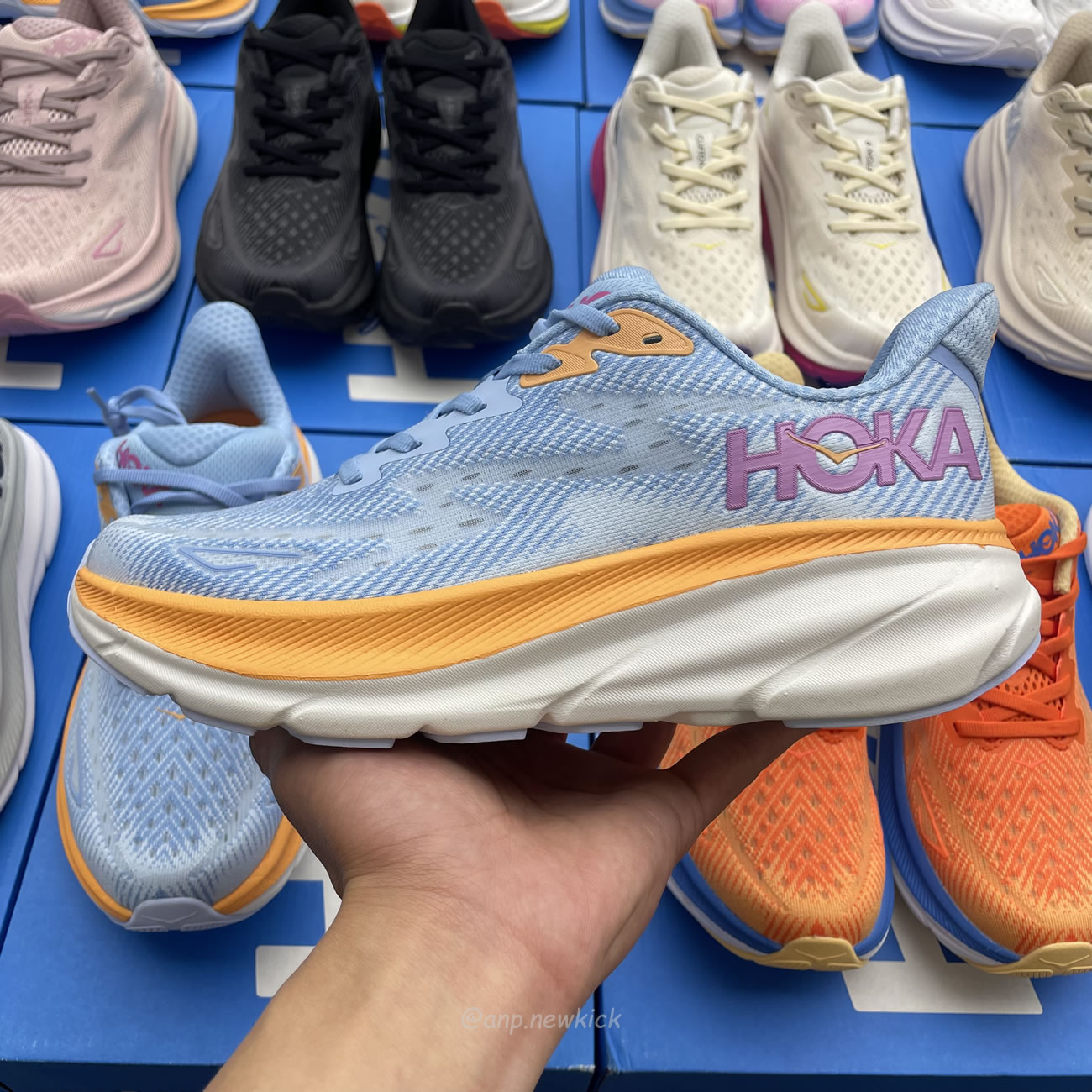 Hoka One One Clifton 9 White 1127895 Wwh (14) - www.newkick.vip