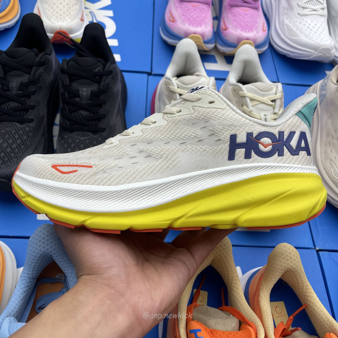 Hoka One One Clifton 9 White 1127895 Wwh (16) - www.newkick.vip