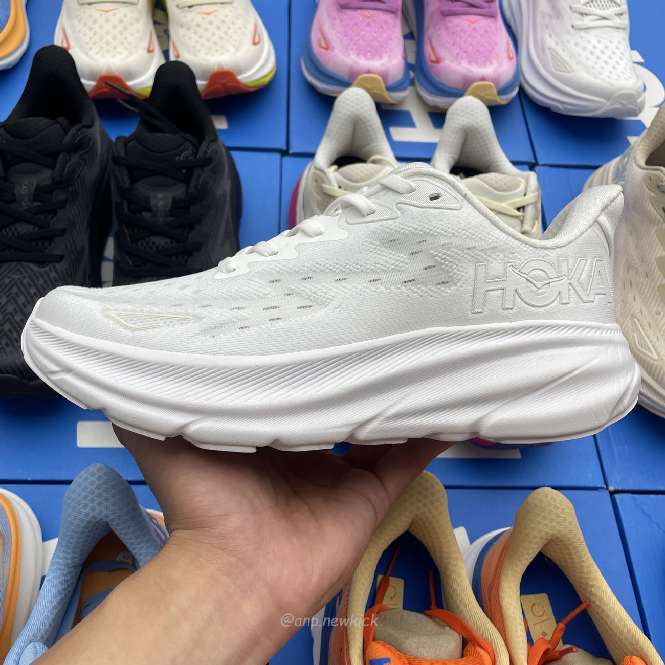 Hoka One One Clifton 9 White 1127895 Wwh (2) - www.newkick.vip