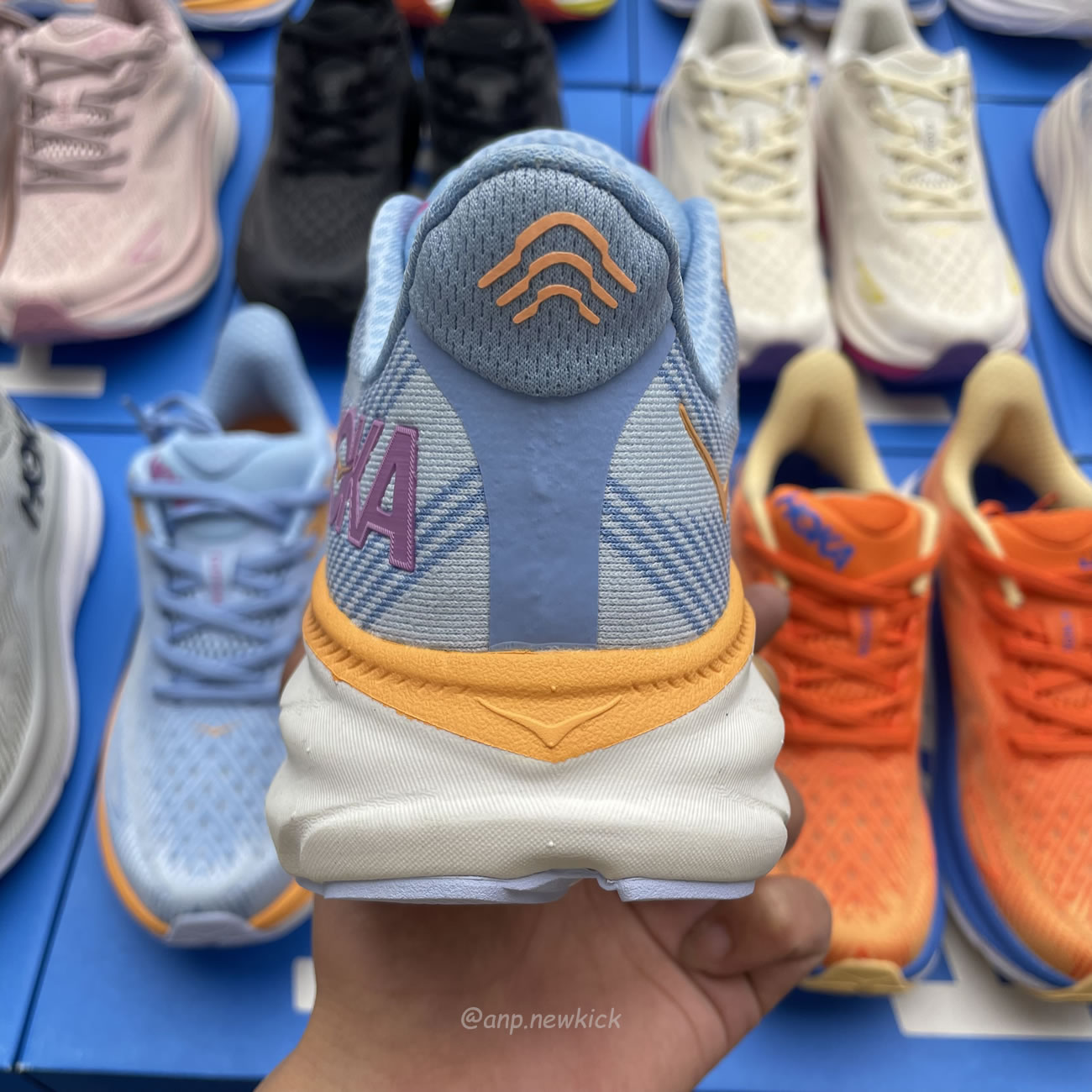 Hoka One One Clifton 9 White 1127895 Wwh (5) - www.newkick.vip