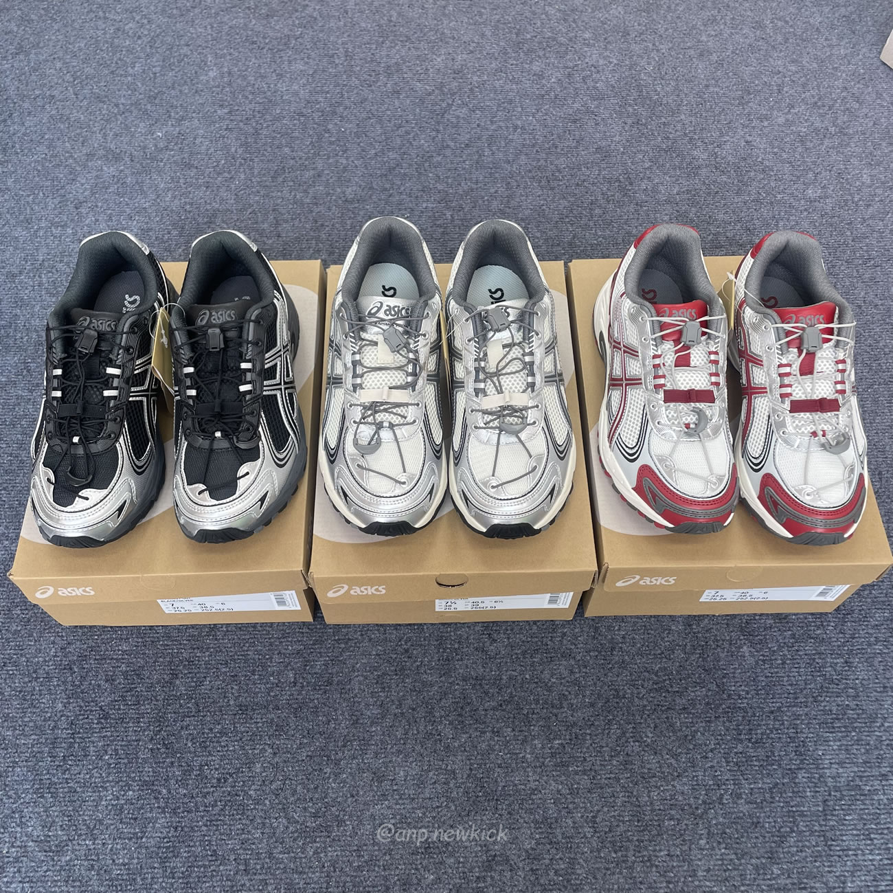 Asics Gel Kahana Tr V4 Carbon Black Silver White Cream Cranberry (2) - www.newkick.vip