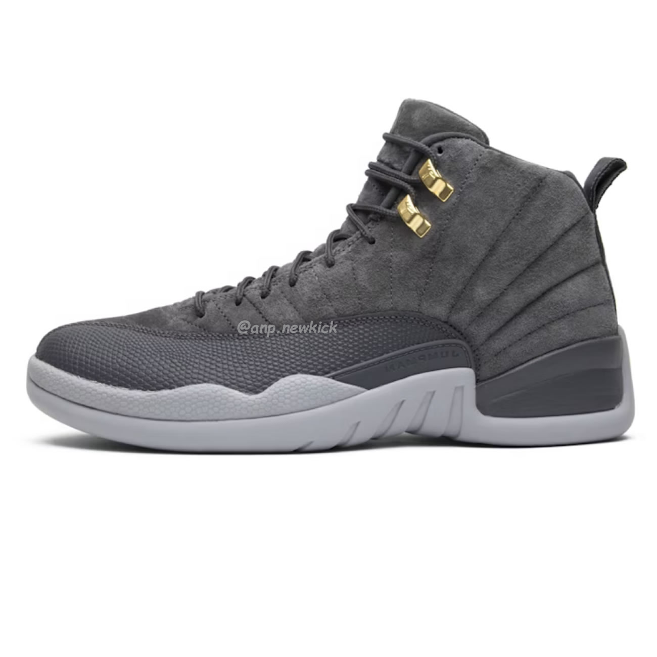 Air Jordan 12 Retro Dark Grey 130690 005 (1) - www.newkick.vip