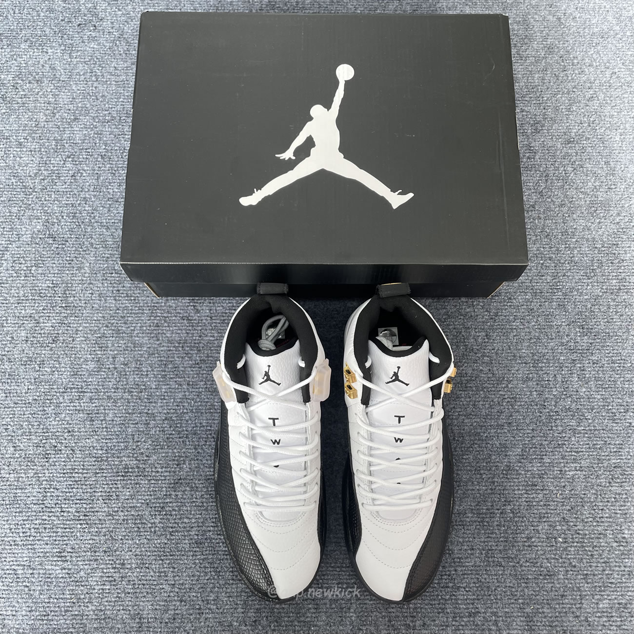 Air Jordan 12 Retro Taxi White Gold 130690 125 (14) - www.newkick.vip