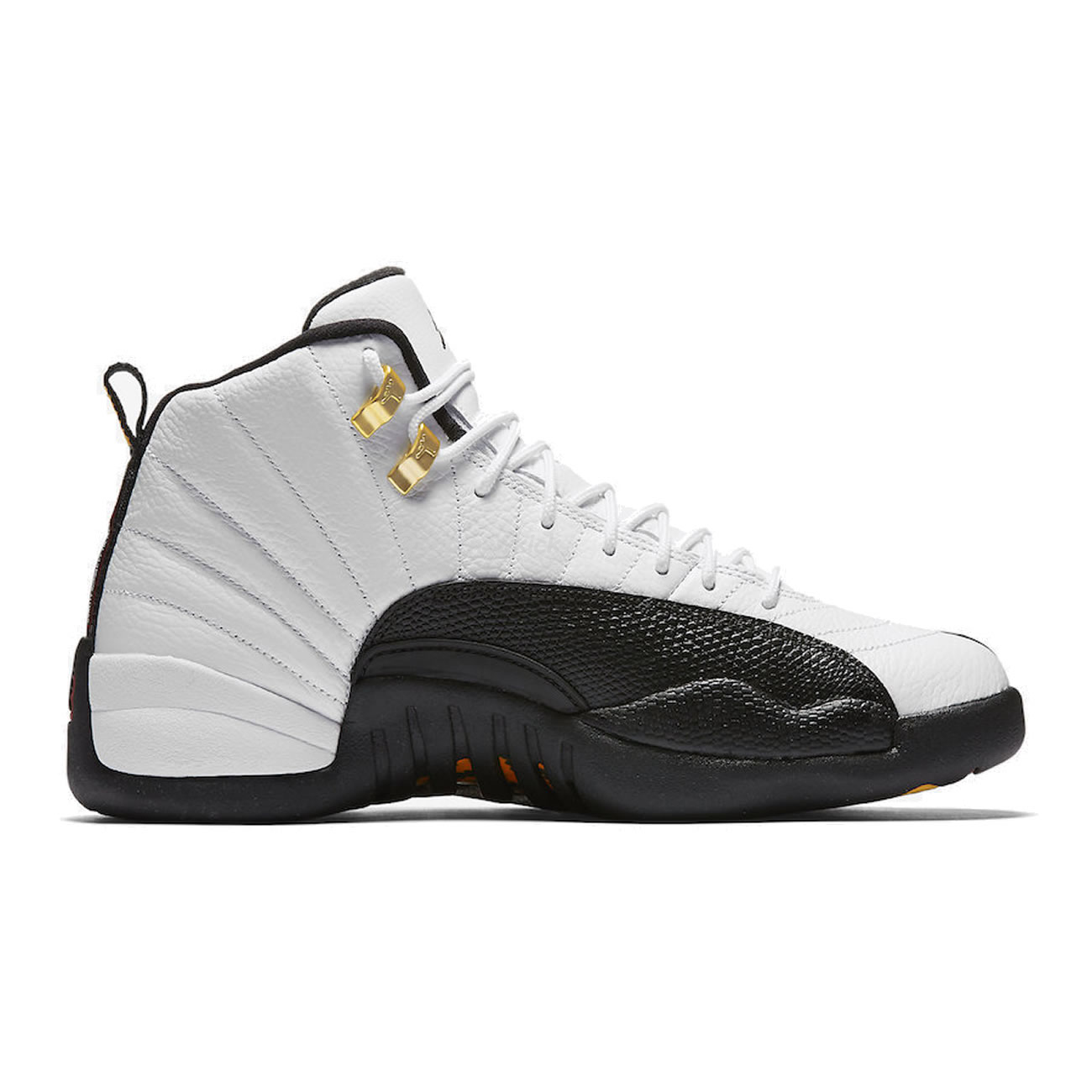 Air Jordan 12 Retro Taxi White Gold 130690 125 (3) - www.newkick.vip