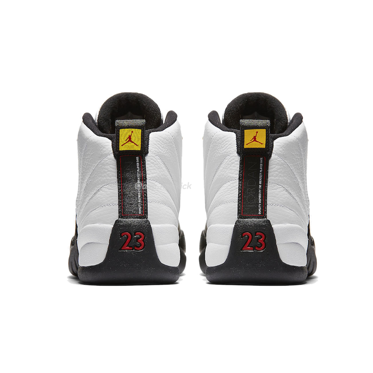 Air Jordan 12 Retro Taxi White Gold 130690 125 (4) - www.newkick.vip