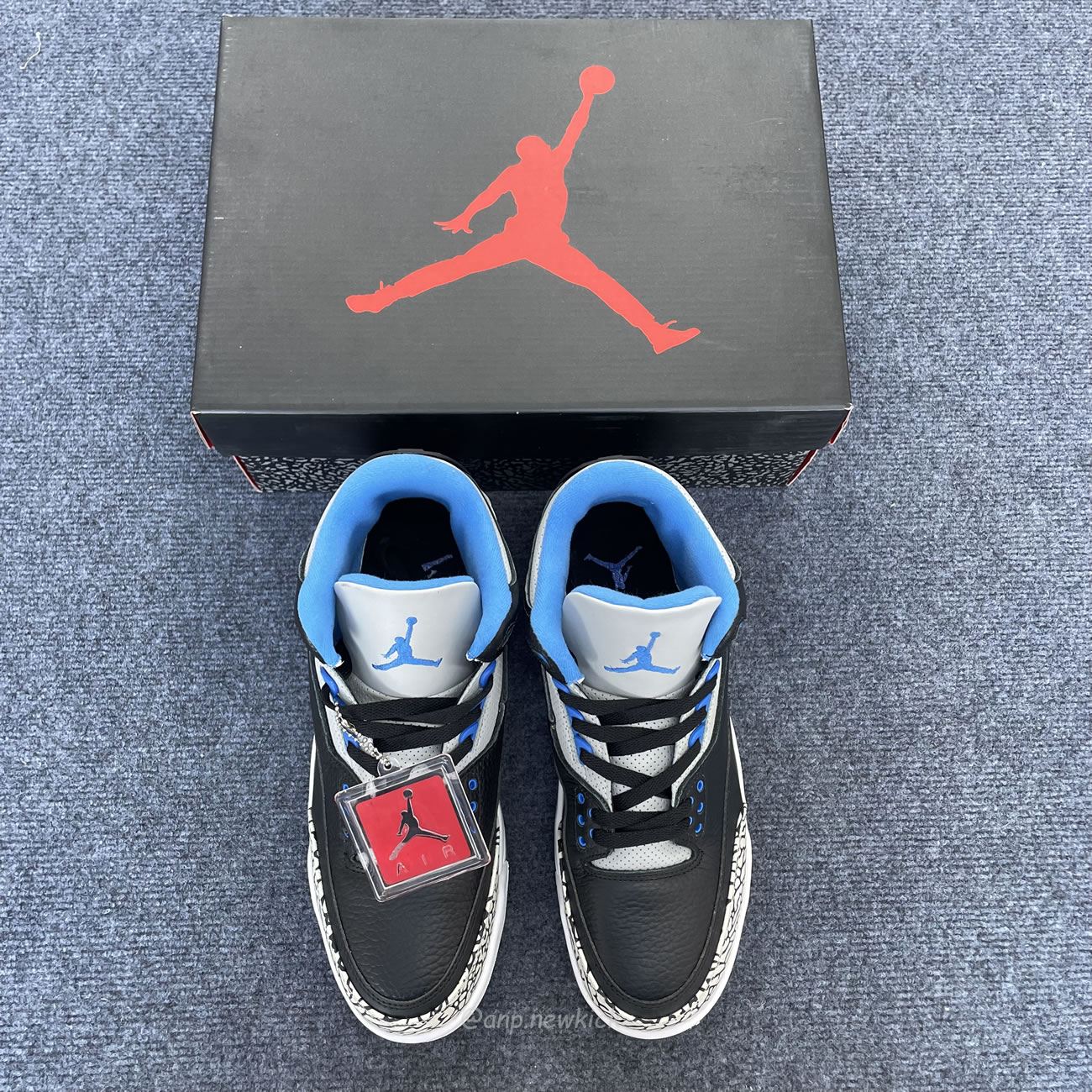 Air Jordan 3 Retro Sport Blue 136064 007 (8) - www.newkick.vip