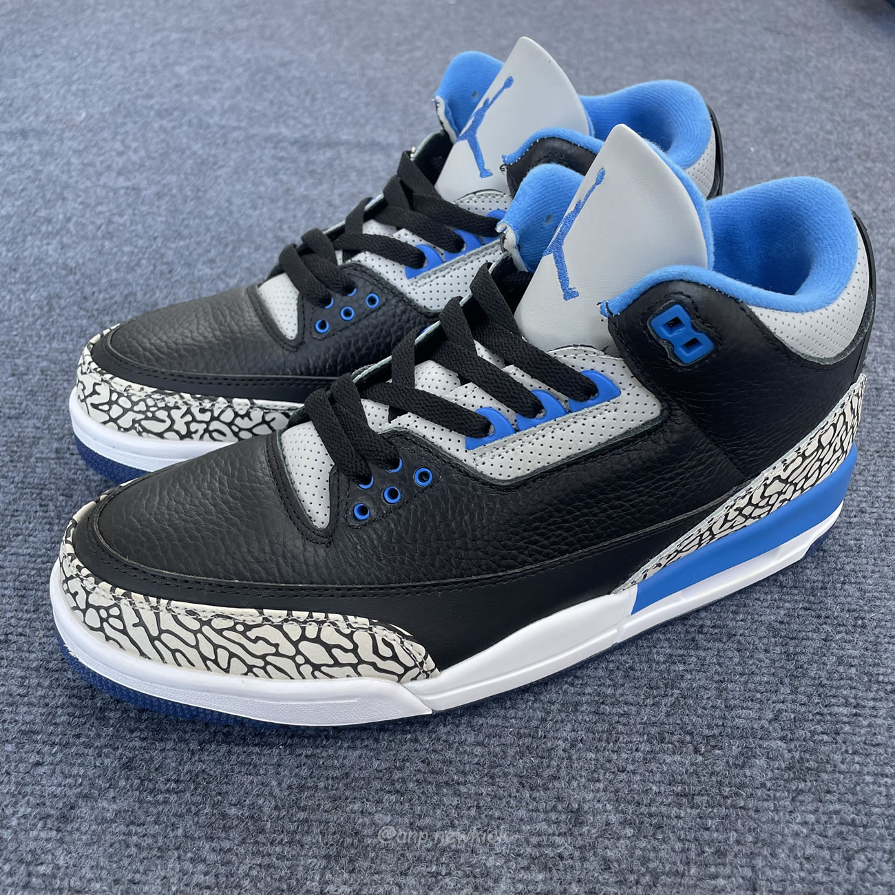 Air Jordan 3 Retro Sport Blue 136064 007 (9) - www.newkick.vip
