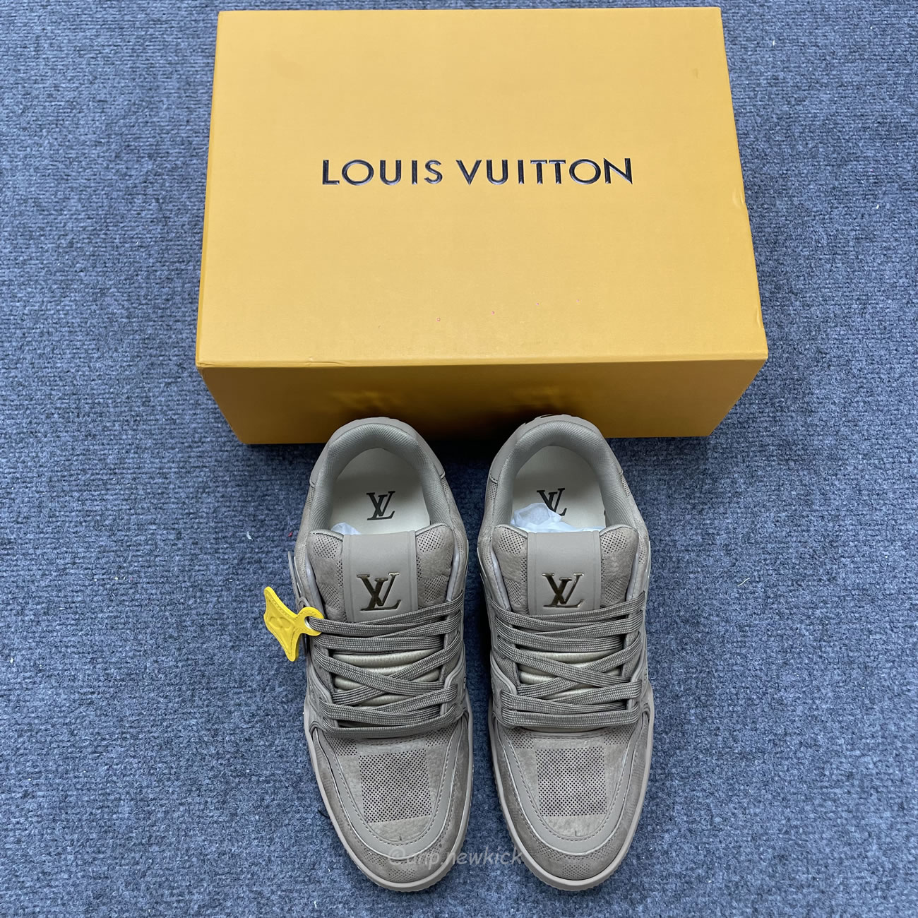 Louis Vuitton Lv Trainer Beige Raffia Mens Archlight 1a54h5 (8) - www.newkick.vip