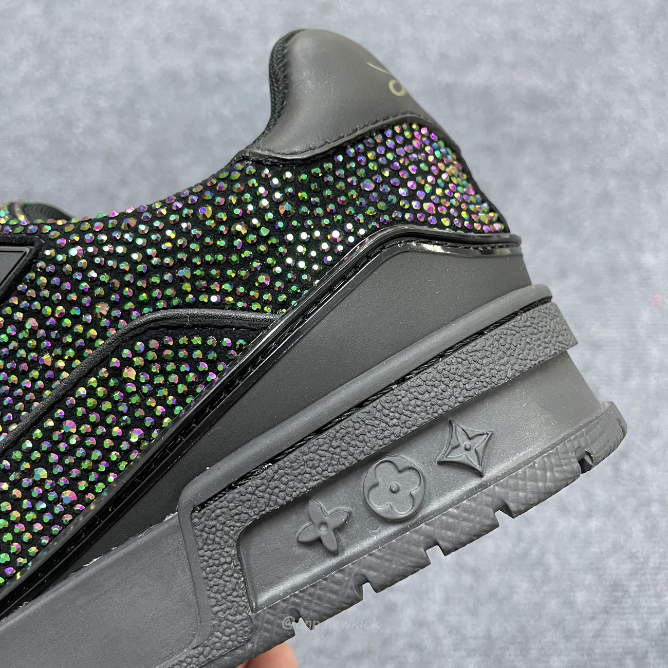 Louis Vuitton Trainer Black Crystals 1a815l (7) - www.newkick.vip