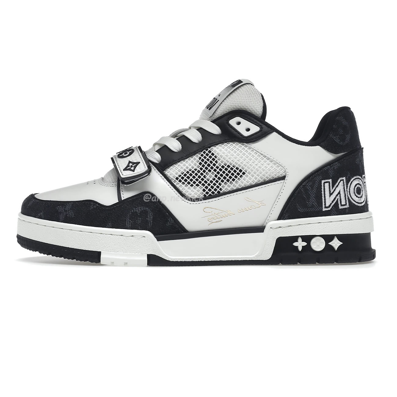 Louis Vuitton Lv Trainer Velcro Strap Monogram Denim Black White 1a9zau (1) - www.newkick.vip Louis Vuitton Lv Trainer Velcro Strap Monogram Denim Black White 1a9zau (1) - www.newkick.vip