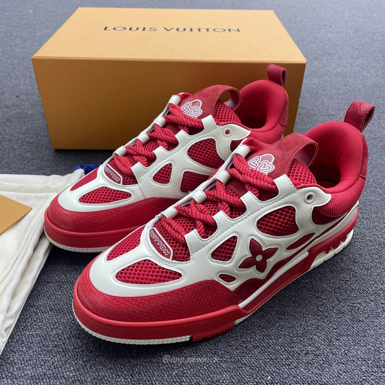 Louis Vuitton Lv Skate Sneaker Red White 1aars5 (10) - www.newkick.vip Louis Vuitton Lv Skate Sneaker Red White 1aars5 (10) - www.newkick.vip