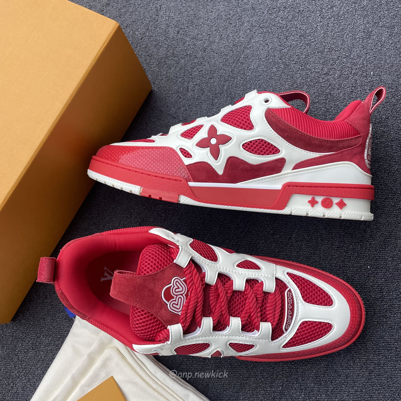 Louis Vuitton Lv Skate Sneaker Red White 1aars5 (11) - www.newkick.vip Louis Vuitton Lv Skate Sneaker Red White 1aars5 (11) - www.newkick.vip