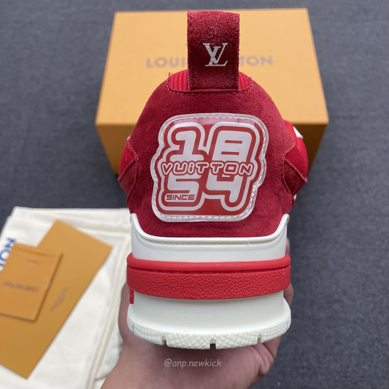 Louis Vuitton Lv Skate Sneaker Red White 1aars5 (6) - www.newkick.vip