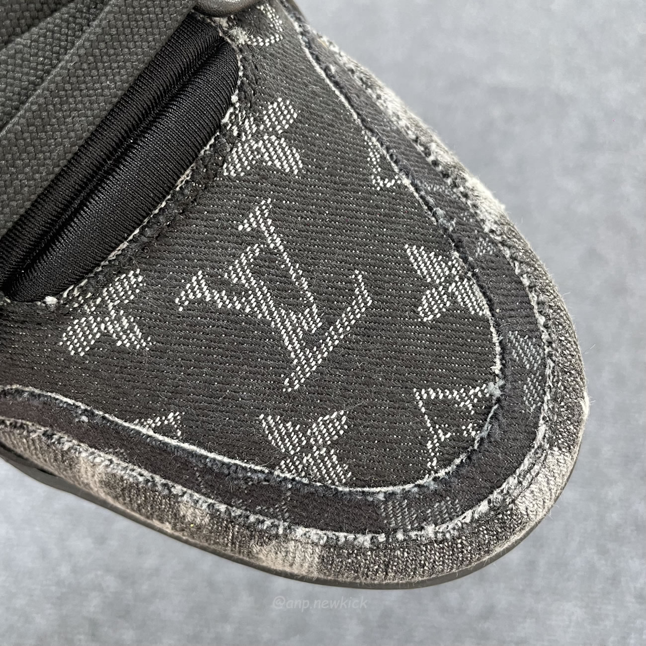 Louis Vuitton Lv Trainer Black Monogram Denim 1ac4zg (7) - www.newkick.vip