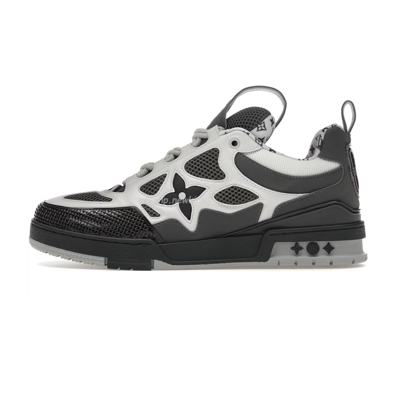 Louis Vuitton Lv Skate Sneaker Grey White 1ac52k (1) - www.newkick.vip