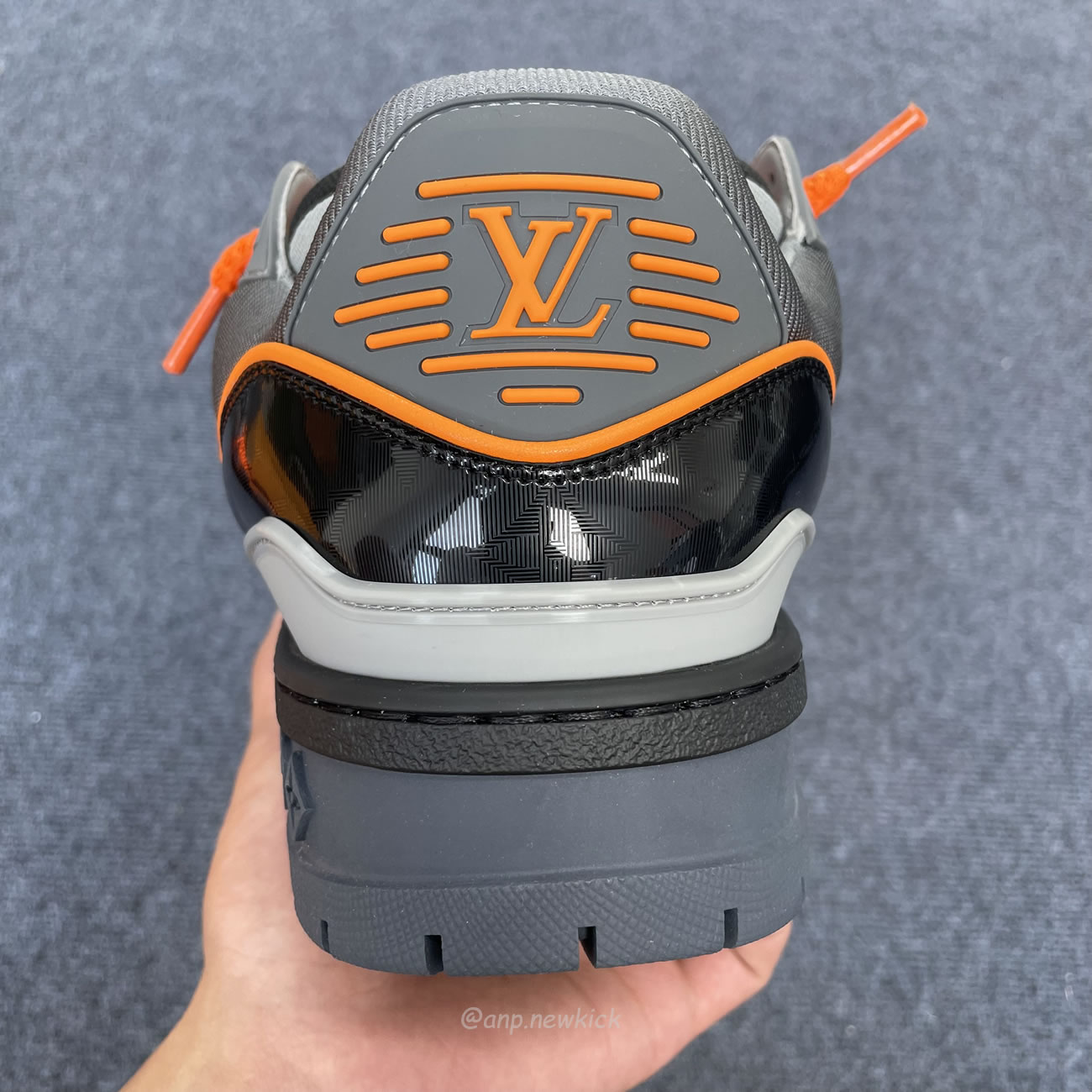 Louis Vuitton Lv Trainer Maxi Black Orange Monogram 1acf6i (4) - www.newkick.vip
