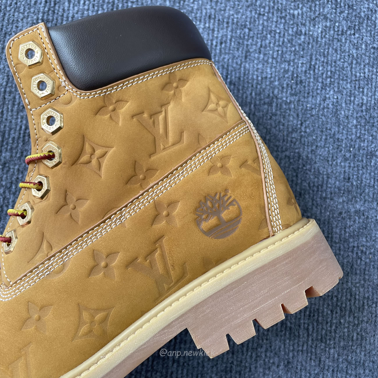 Louis Vuitton Timberland 6 Ankle Boot Wheat Monogram 1ad72x (14) - www.newkick.vip