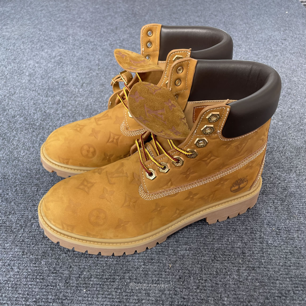 Louis Vuitton Timberland 6 Ankle Boot Wheat Monogram 1ad72x (16) - www.newkick.vip