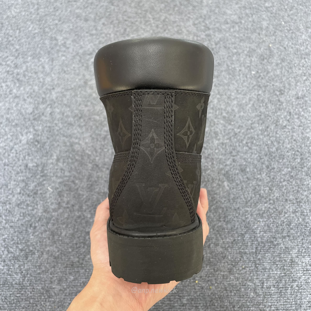Louis Vuitton Timberland 6 Botín Ankle Boot Black Monogram 1ad73h (7) - www.newkick.vip