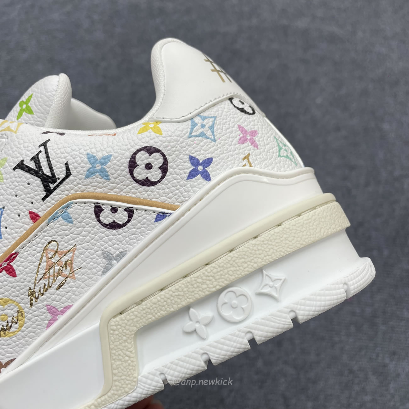 Louis Vuitton Lv Trainer Takashi Murakami White 1ahekg (4) - www.newkick.vip