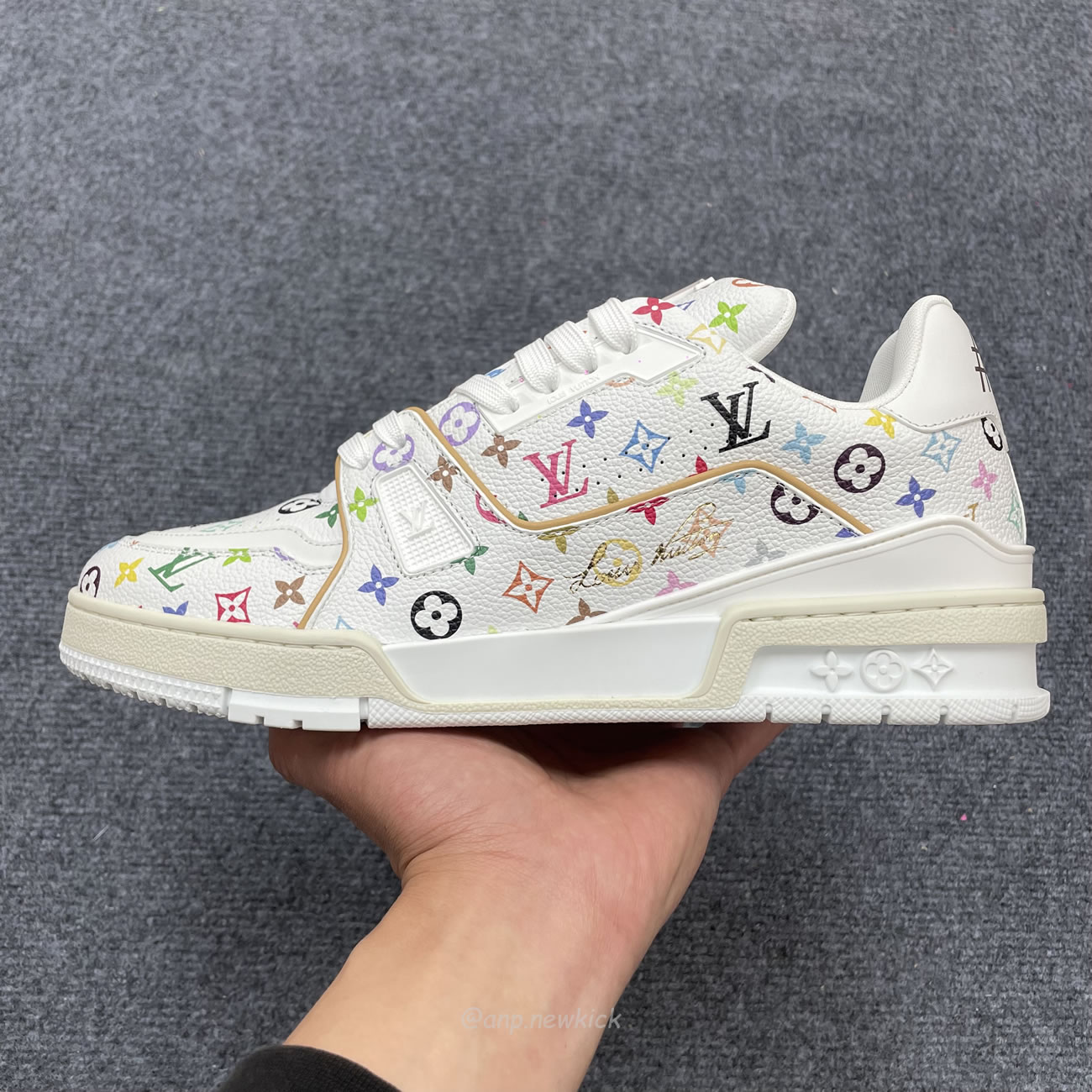 Louis Vuitton Lv Trainer Takashi Murakami White 1ahekg (6) - www.newkick.vip